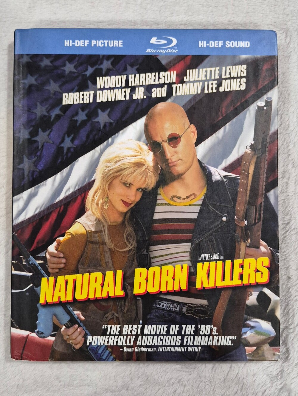 Natural Born Killers Blu-ray Digibook Warner Bros Oliver Stone Woody Harrelson